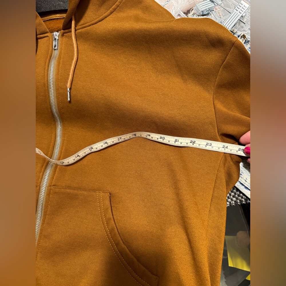 Nice Brown Men’s Hoodie. Missing tag. Large. - Picture 5 of 5
